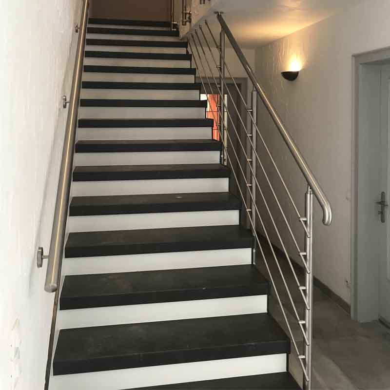 garde corps interieur design pose a l anglaise en inox